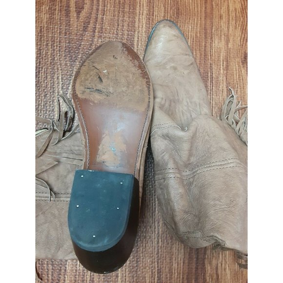 Durango Boot Beige Fringe RD5200 Western 9.5 M - Picture 7 of 9